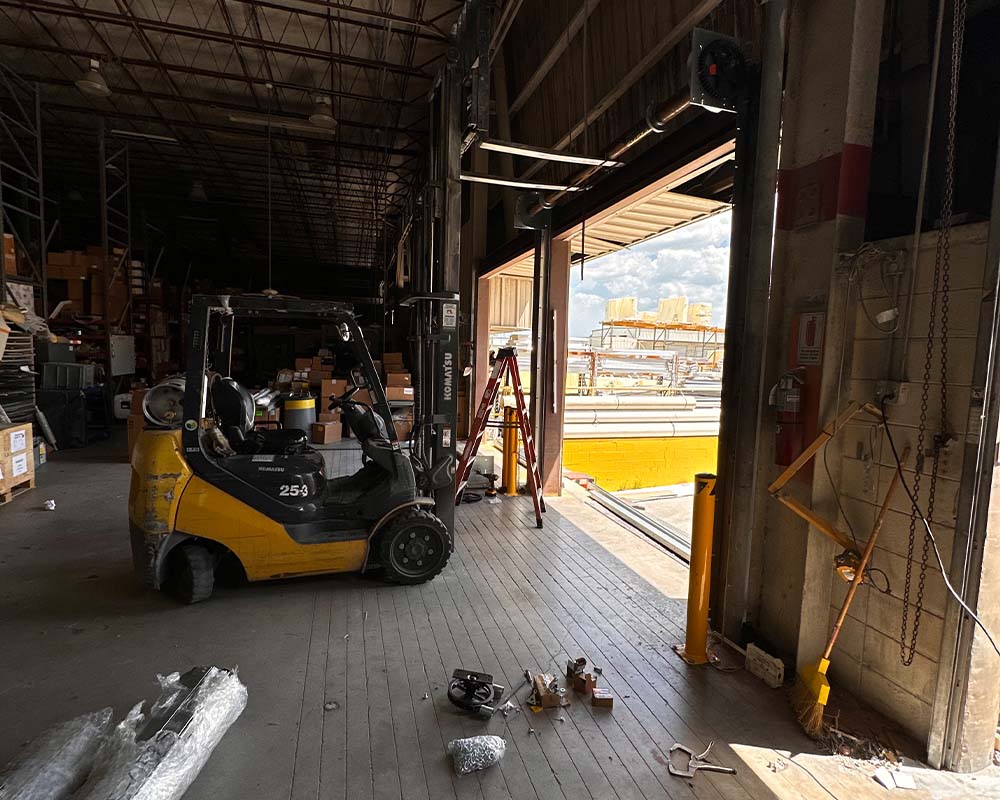 garage door installation, construction equipment