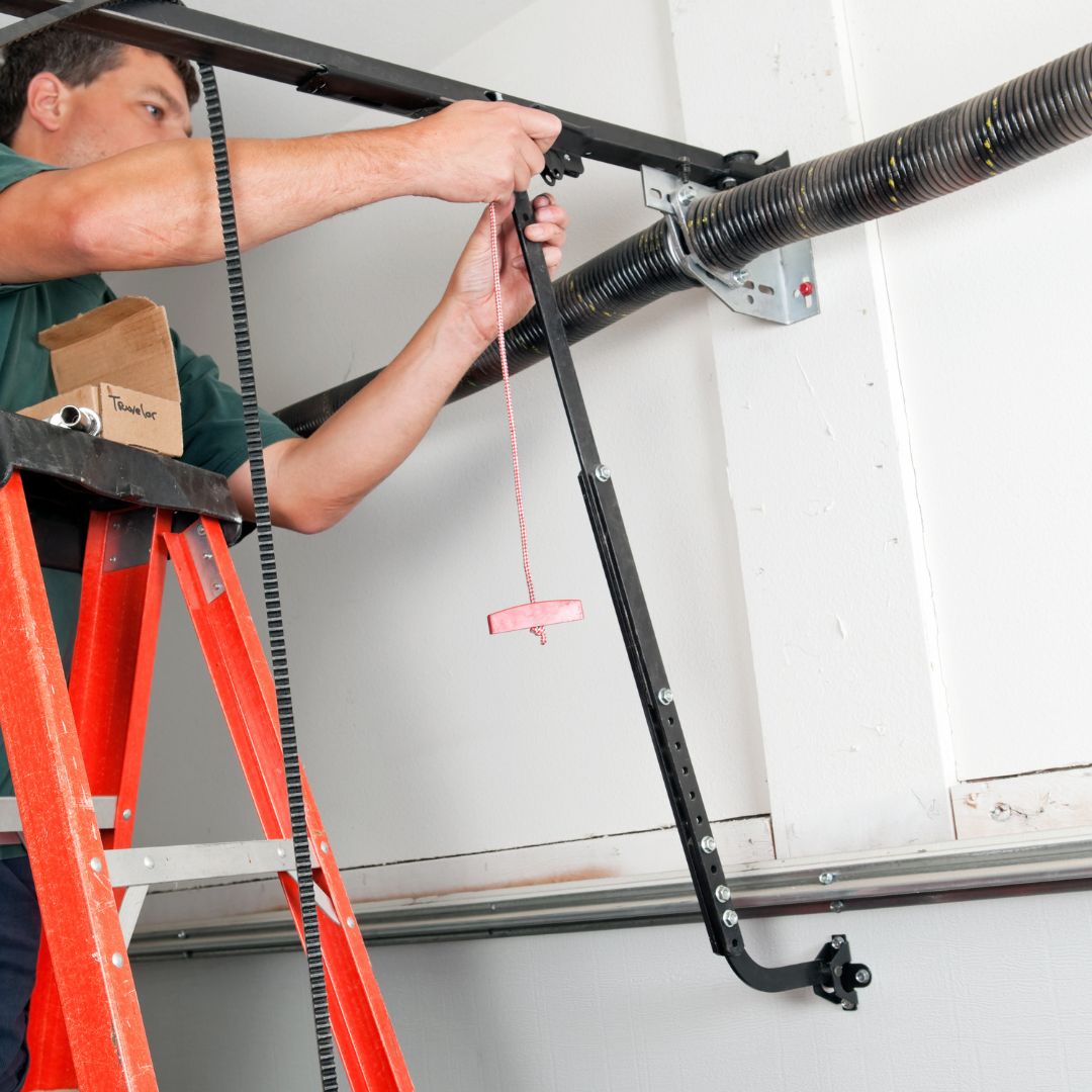 Garage door repairs.