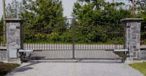 fancy home electric iron gates
