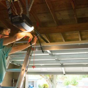 Repairing a garage door