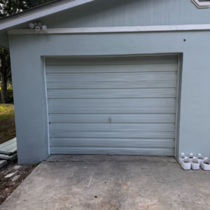 gray garage door