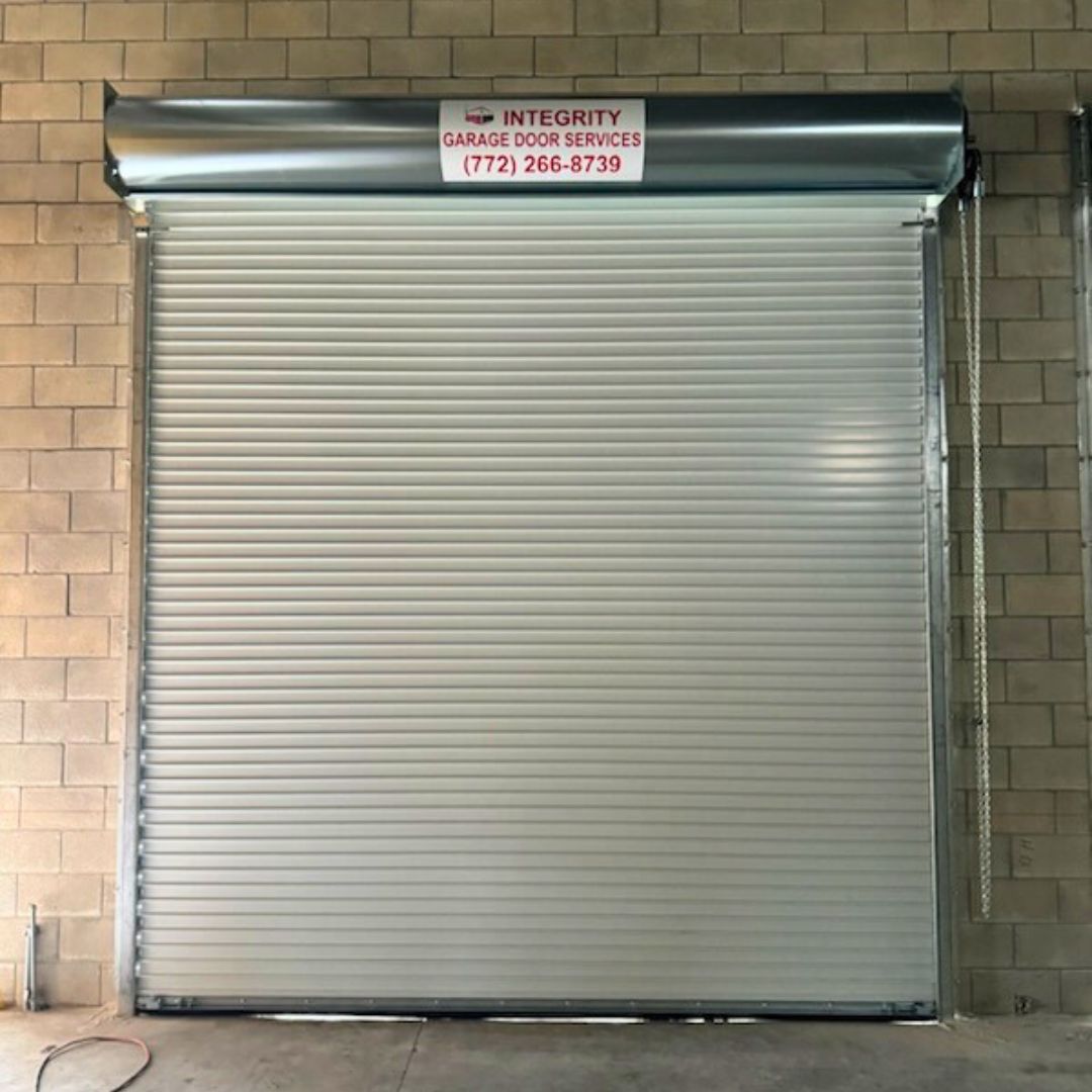 closed commercial garage door