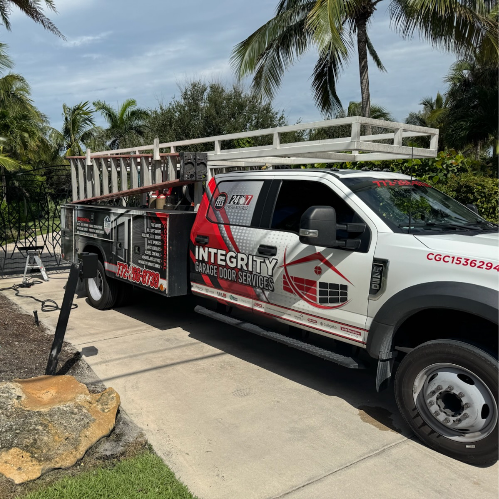 Integrity Garage Door Services truck