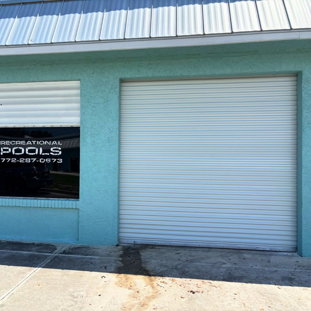 business with a repaired garage door