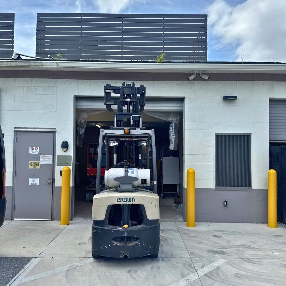 commercial business with video cameras