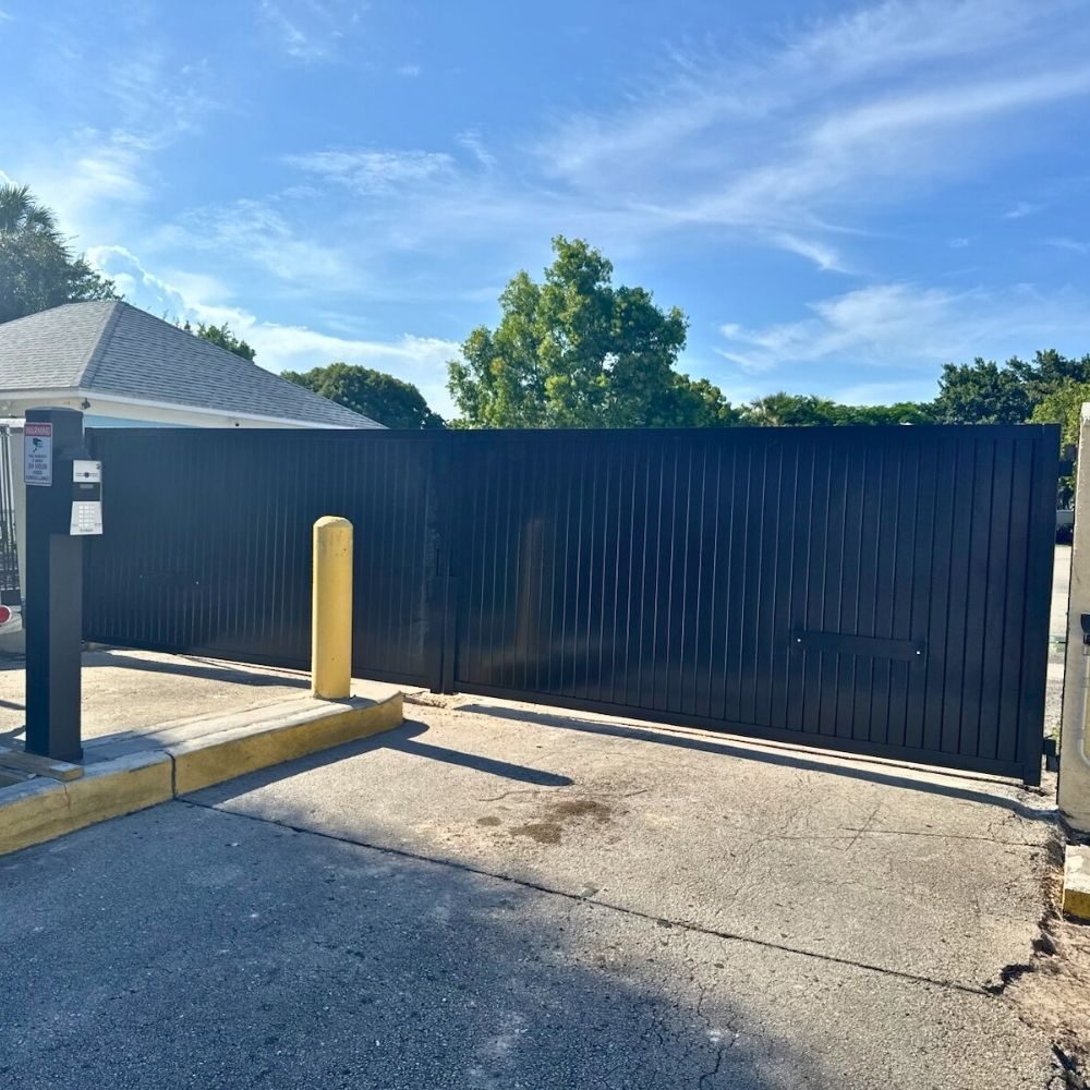 closed iron gates